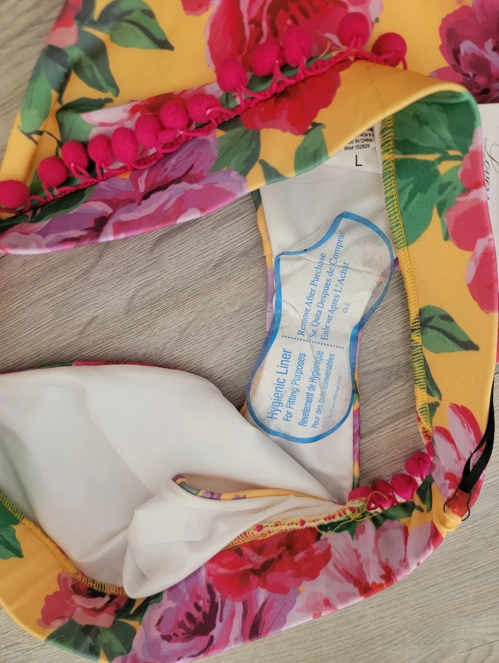 Lovers and Friends Fiesta Bikini Top and Bottom sz Large Festive Floral - Picture 6 of 8
